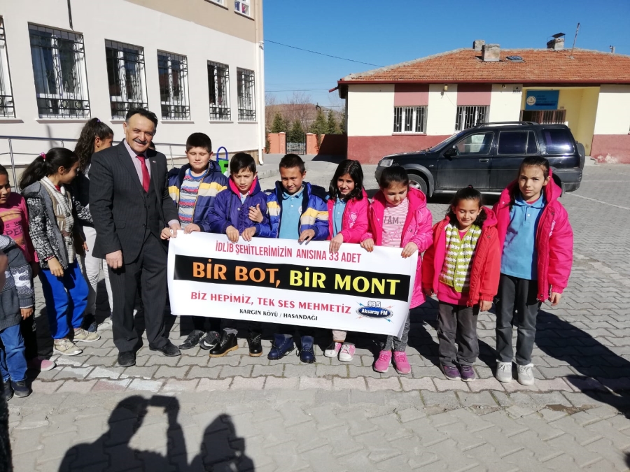 Kargın İlkokulunda 