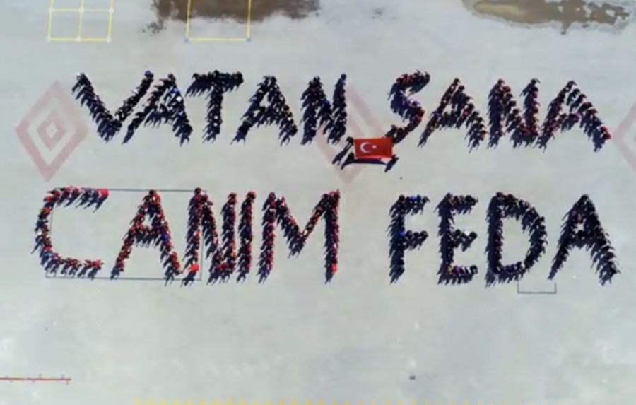 “Vatan Sana Canım Feda”kareografisi beğeni topladı
