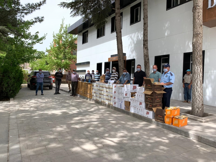 Beldenin bayram şekeri belediye başkanından