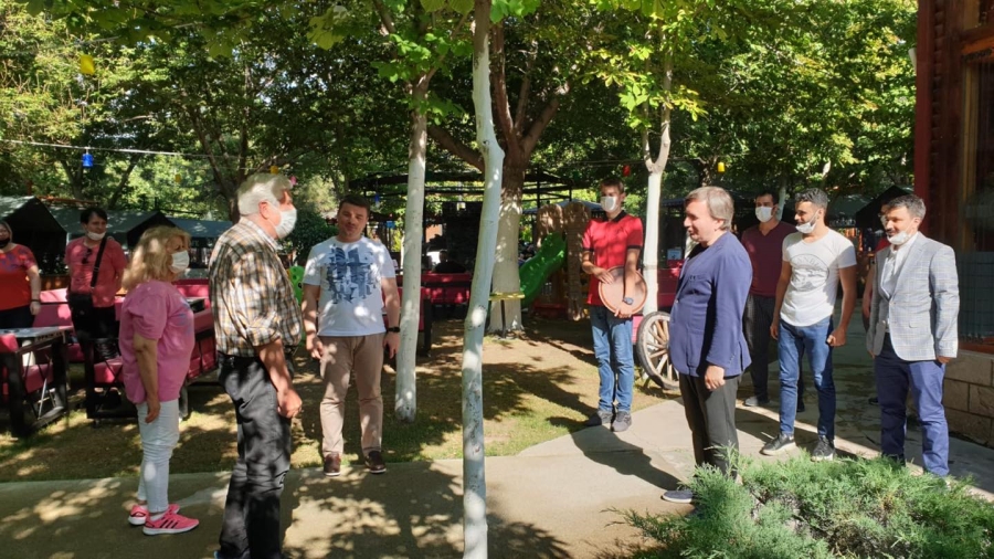 Vali Aydoğdu ve Başkan Dinçer Kültürpark