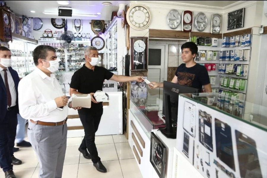Aksaray’da Kovid-19 tedbirleri denetimi gerçekleştirildi