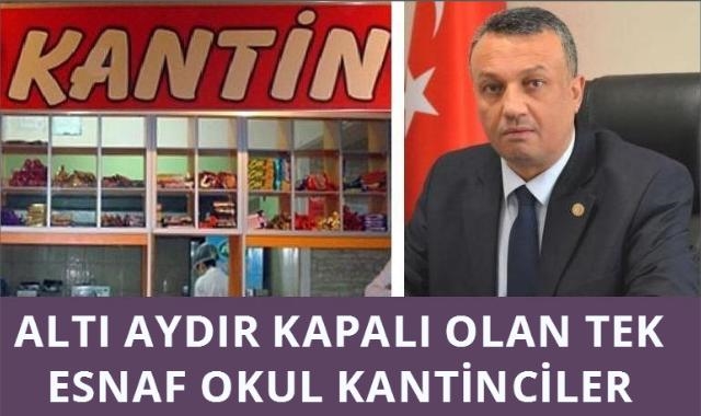 Dede Özkaraca ’’Altı aydır kapalı olan kantincinin kira ödeyecek gücü kalmadı’’