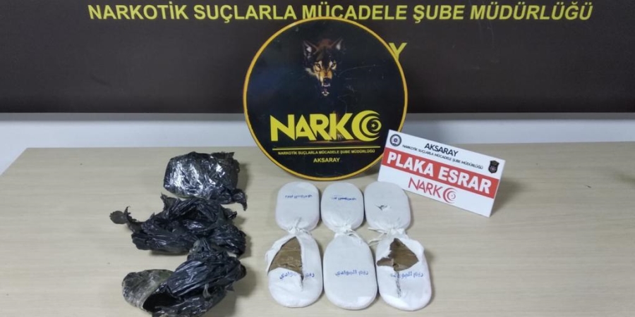 1 kilo 300 gram esrarla yakalanan yabancı uyruklu şahıs tutuklandı