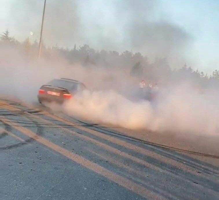 Drift görüntülerini sosyal medyada paylaşan sürücüye ceza yağdı