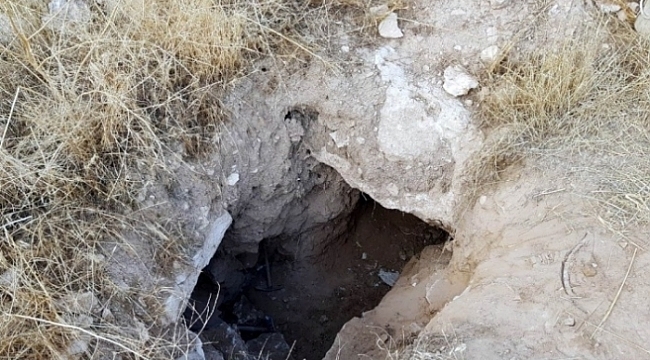 Hasandağında kaçak kazı yapan define avcıları suçüstü yakalandı