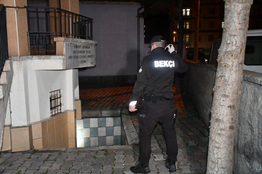 Aksaray’da Bekçilerin Korona Virüs Denetimi