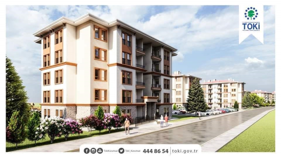 TOKİ Aksaray 694 adet konut projesi