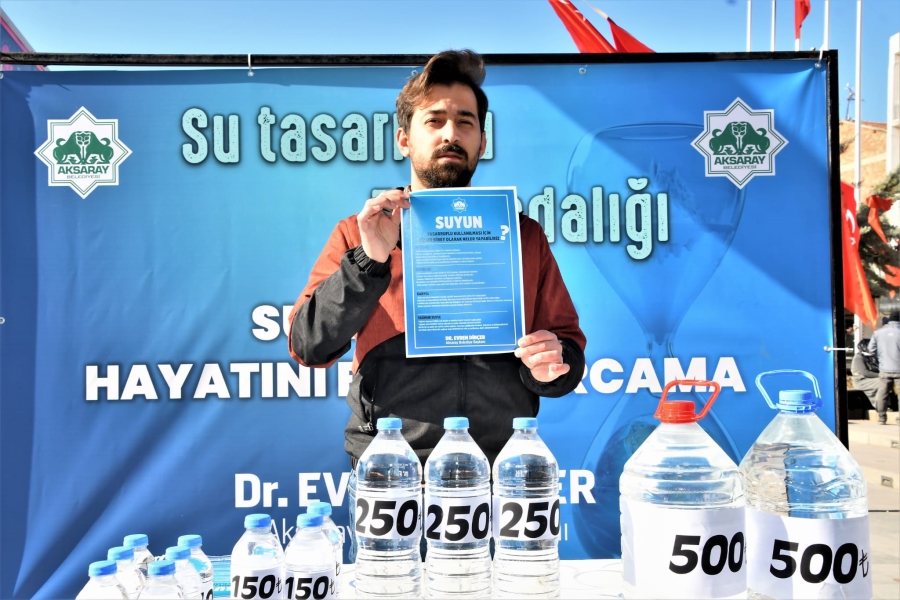 Su fiyatını görenler şaşkına döndü! Belediyeden ilginç farkındalık çalışması