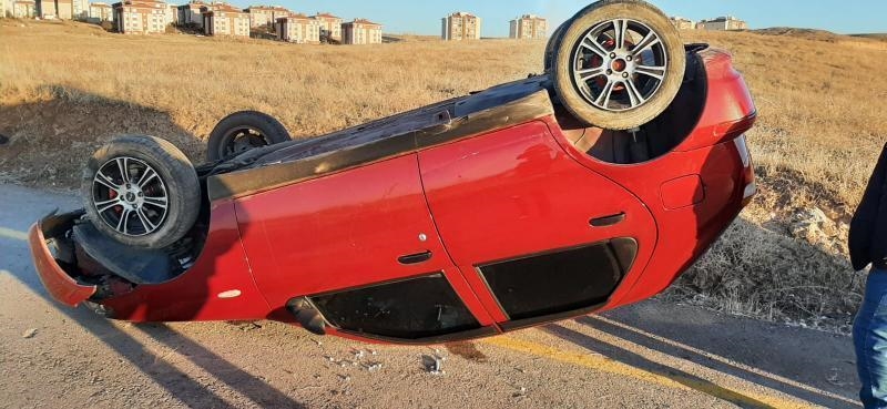 Otomobil takla attı: 1 yaralı