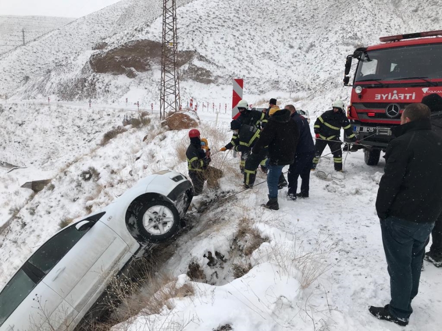 Uçurumdan yuvarlanmaya ramak kala durdu