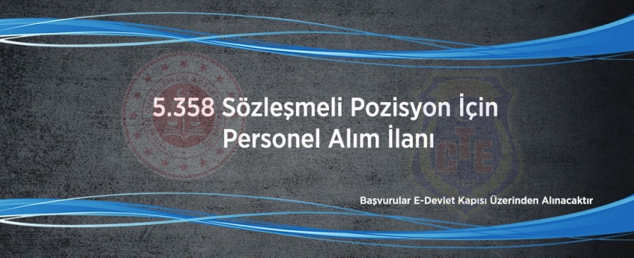 Adalet Bakanlığı Ceza ve Tevkifevleri Genel Müdürlüğü 5358 personel alacak