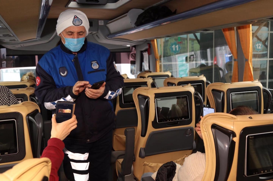 Şehirlerarası otobüs terminalinde HES Kodu sorgulamaları devam ediyor