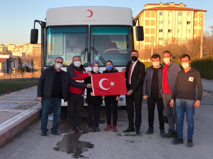 Aksaray Cumhuriyet Mahallesi Kan Vermede Yine Zirvede