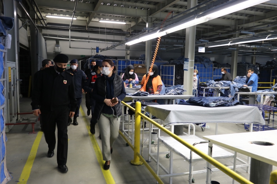 Fabrikalar, işletmeler ile servis araçlarında kontrol ve denetim yapıldı