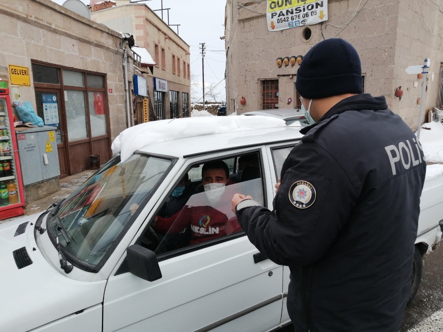 Güzelyurt İlçesinde koronavirüs denetimi