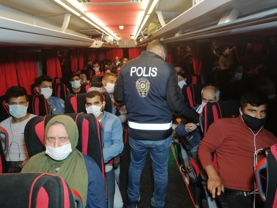 Şehirlerarası otobüslerde HES kodu denetimi yapılıyor