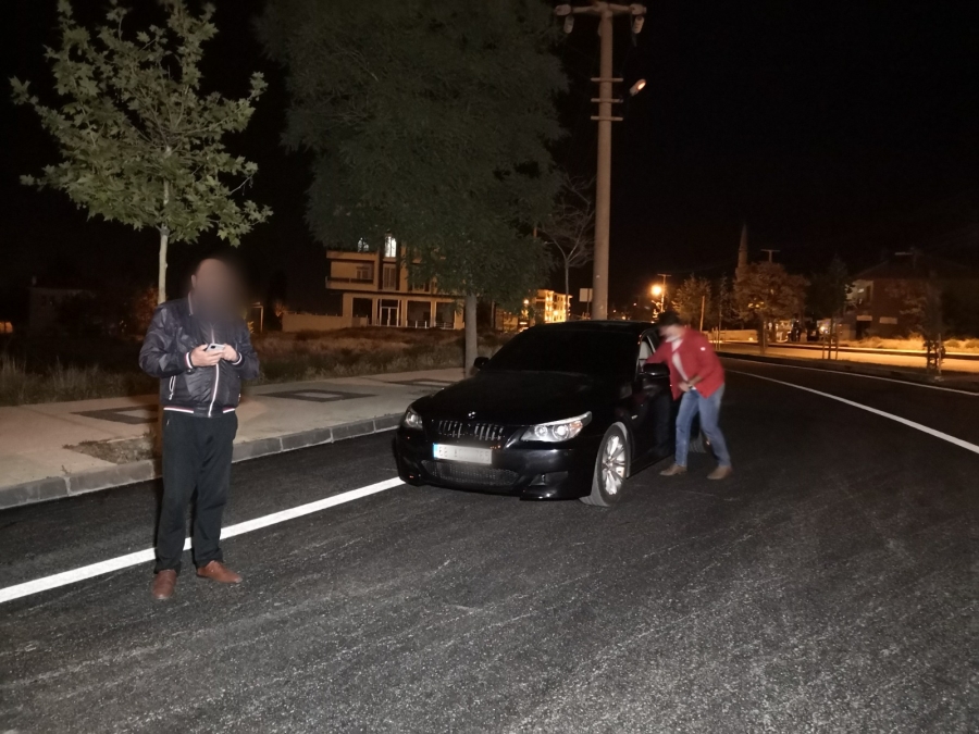Uygulama noktasından kaçan alkollü sürücü  yakalandı