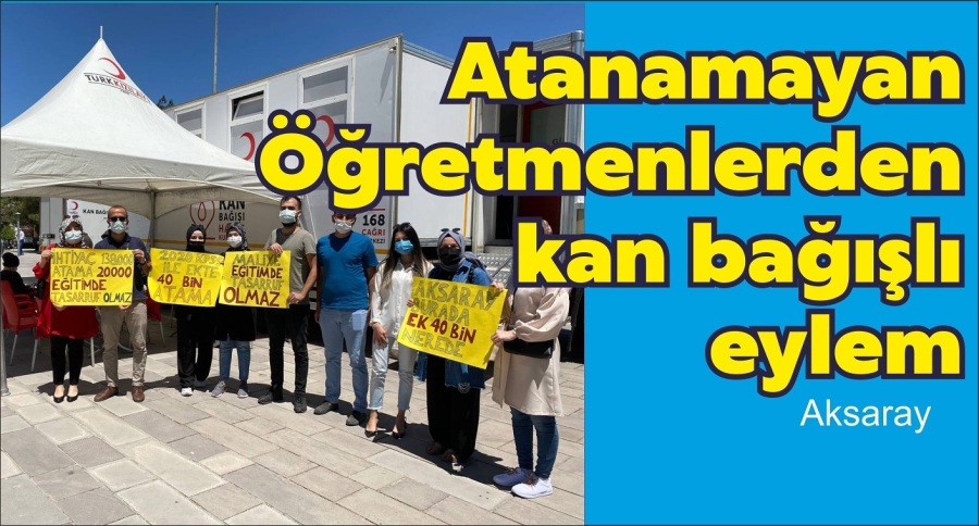 Atanamayan Öğretmenlerden Kan Bağışlı Eylem
