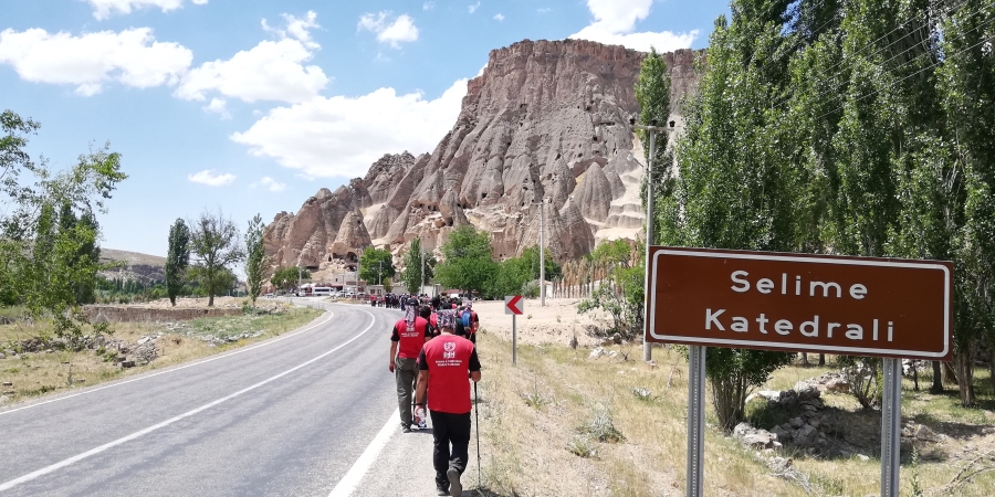 Gazze için Ihlara yürüyüşü