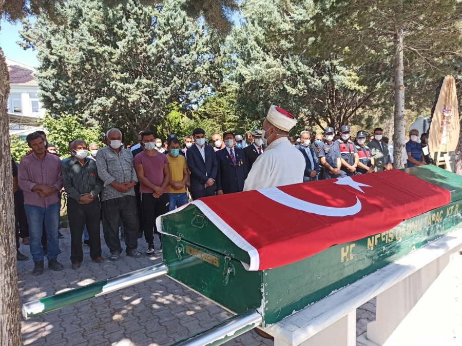 Kore Gazisi Ömer Oymak, Dualarla Son Yolculuğuna Uğurlandı