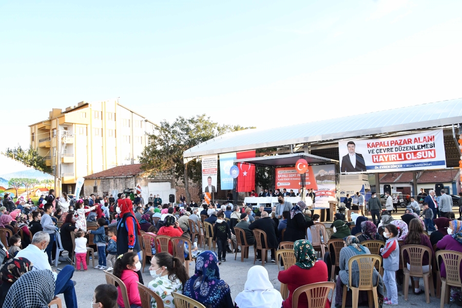 Kurtuluş kapalı  semt pazarı hizmete açıldı