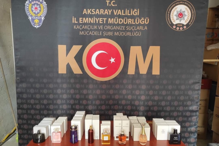 985 adet gümrük kaçağı parfüm ele geçirildi