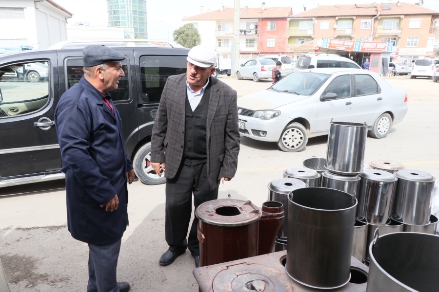 Havalar soğudu, soba satışları başladı