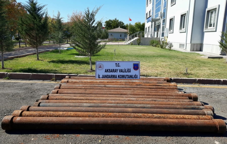 Su borusu hırsızları yakalandı 
