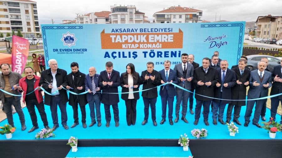 Tapduk Emre Kitap Konağı Açıldı 