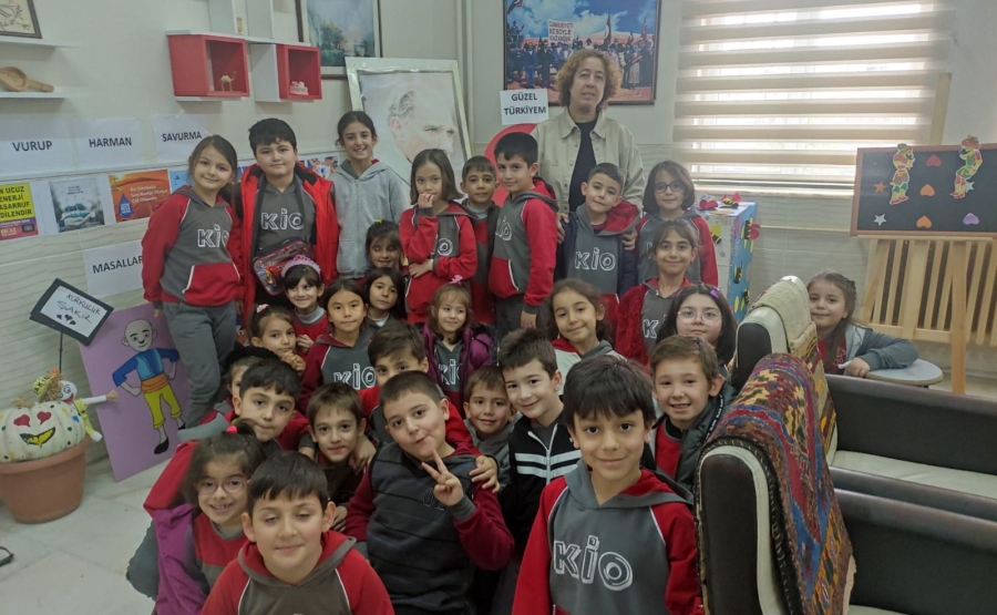 Minik öğrencilerden 