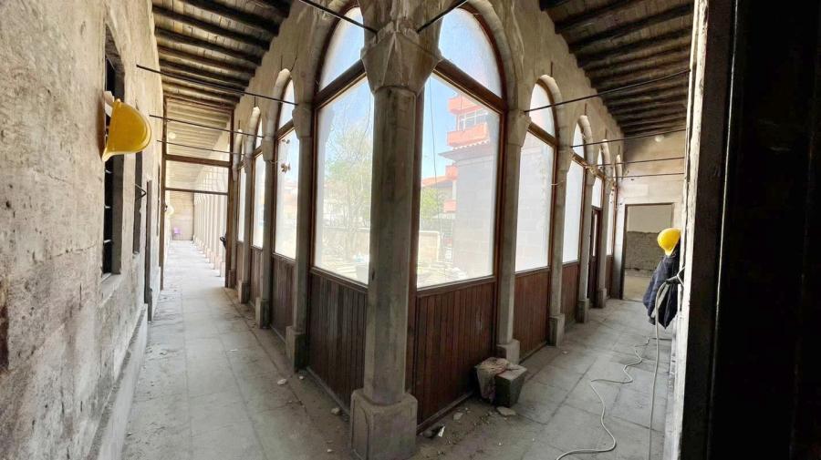 Bedriye Medresesi’nde restorasyon çalışmaları başladı