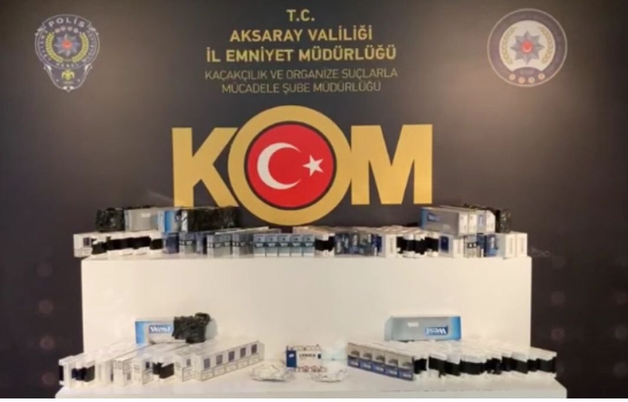 Elektrik dükkanına kaçak sigara ve uyuşturucu operasyonu