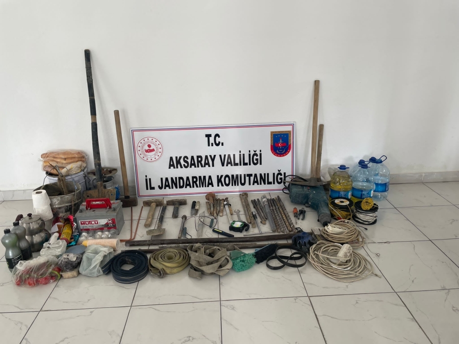 Kaçak kazı yapan şahıs suçüstü yakalandı