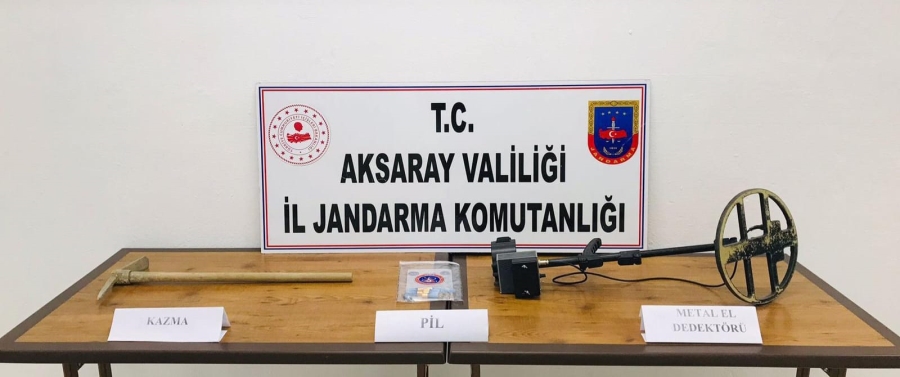 Kaçak kazı yapan 3 şahıs suçüstü yakalandı 