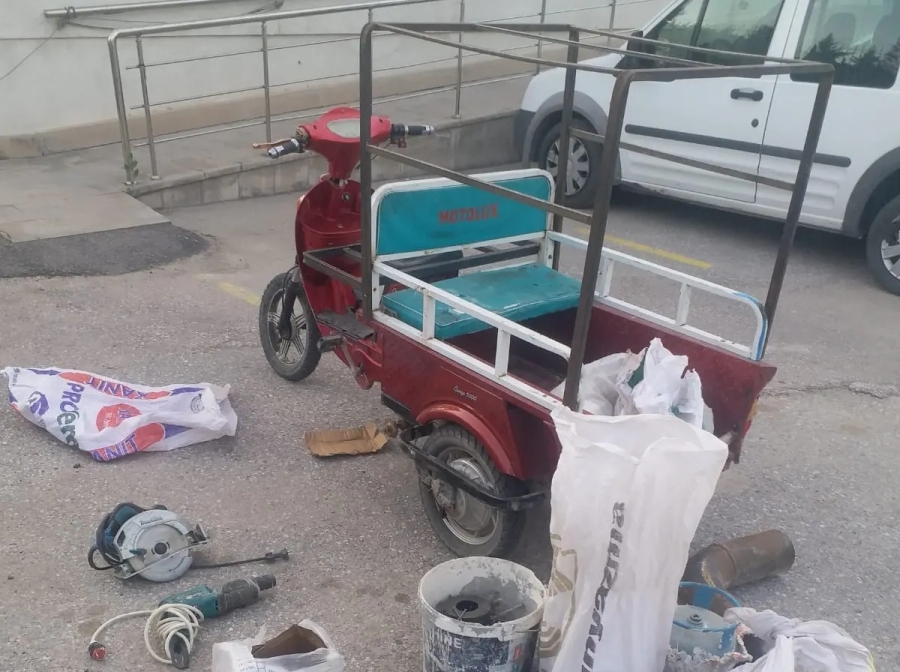Çalıntı elektrikli bisikletle hırsızlık yapan şahıs tutuklandı 