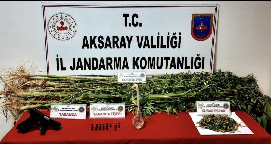 Aksaray Jandarmadan uyuşturucuya geçit Yok 