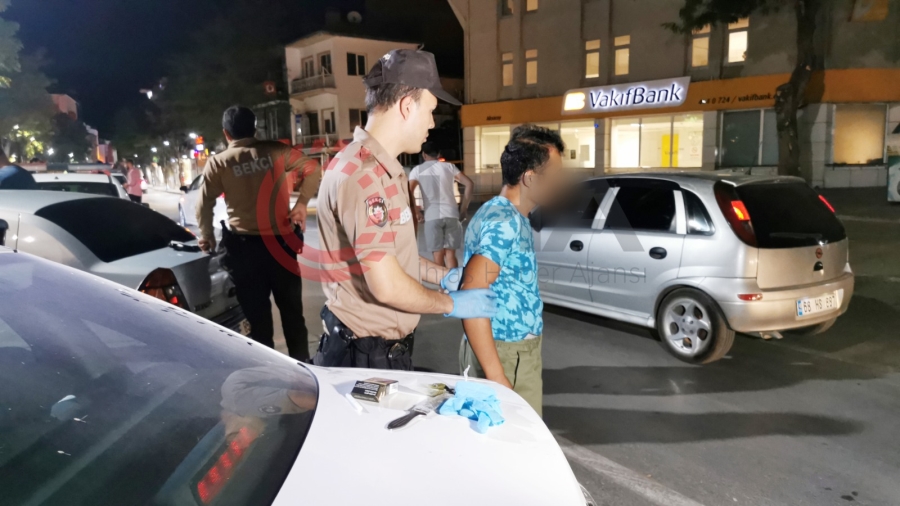 Yabancı uyruklu şahıs üzerinde uyuşturucuyla yakalandı