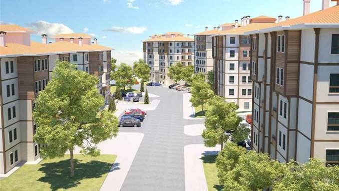 TOKİ Aksaray merkezde 200 ilçelerde 1012 konut inşa edecek