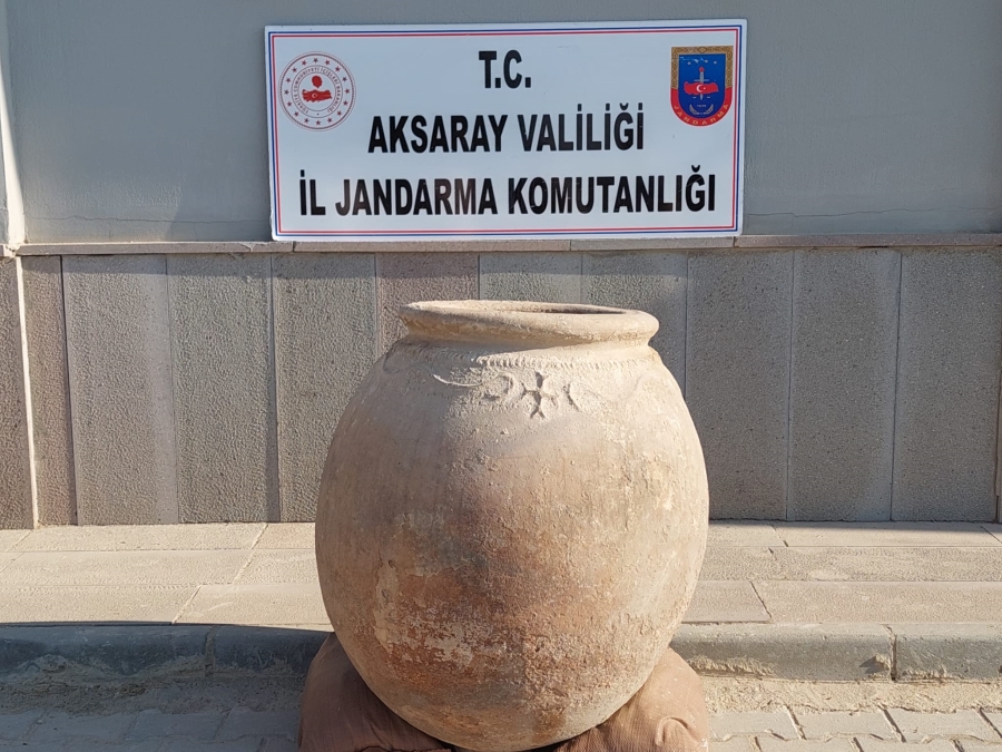 Bizans dönemine ait küp ele geçirildi 