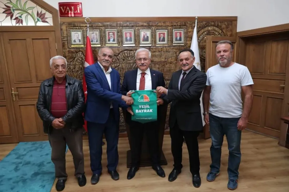 Yeşil Doğa Derneğinden Aksaray Valisine ziyaret