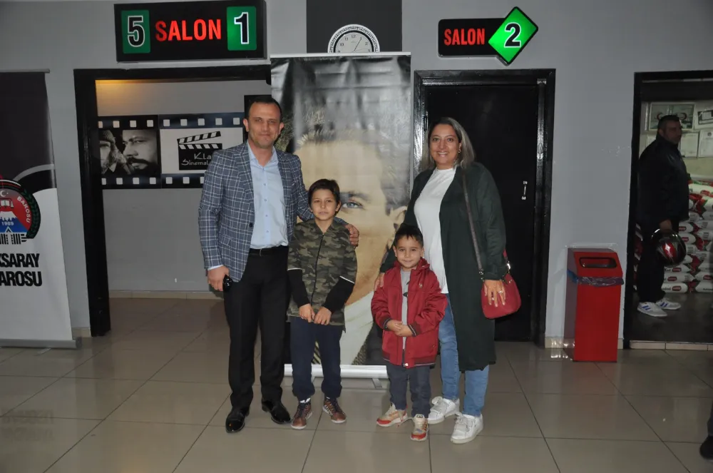 Aksaray Barosu sinema etkinliğinde buluştu 