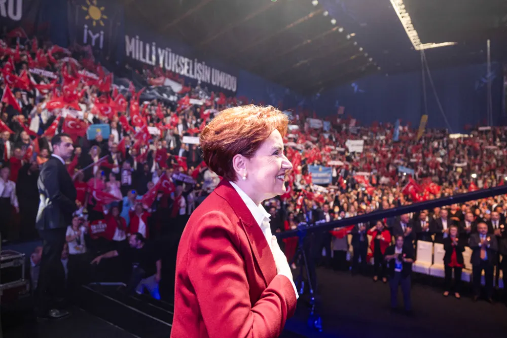 İYİ Parti Genel Başkanı Meral Akşener Aksaray