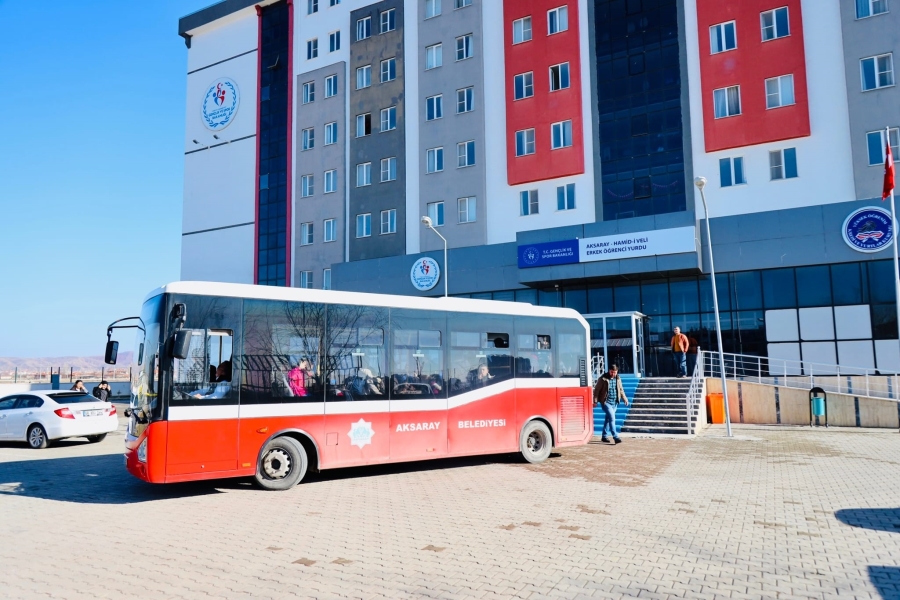 KYK yurtlarında kalan depremzedelere ücretsiz servis imkanı 
