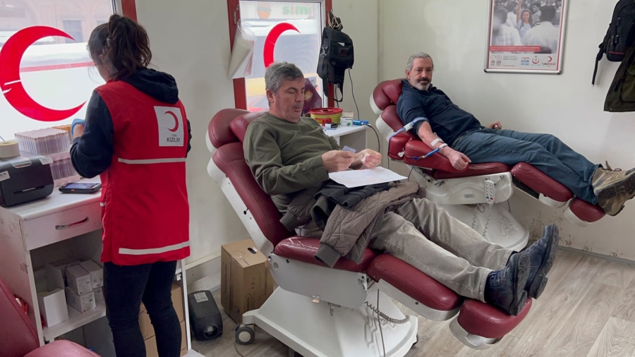 Aksaray’da kan bağışı ve yardım seferberliği