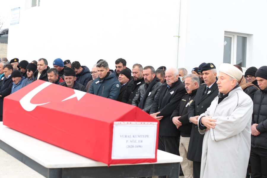 Depremde kaldığı otelin yıkılması sonucu vefat eden Aksaraylı asker toprağa verildi