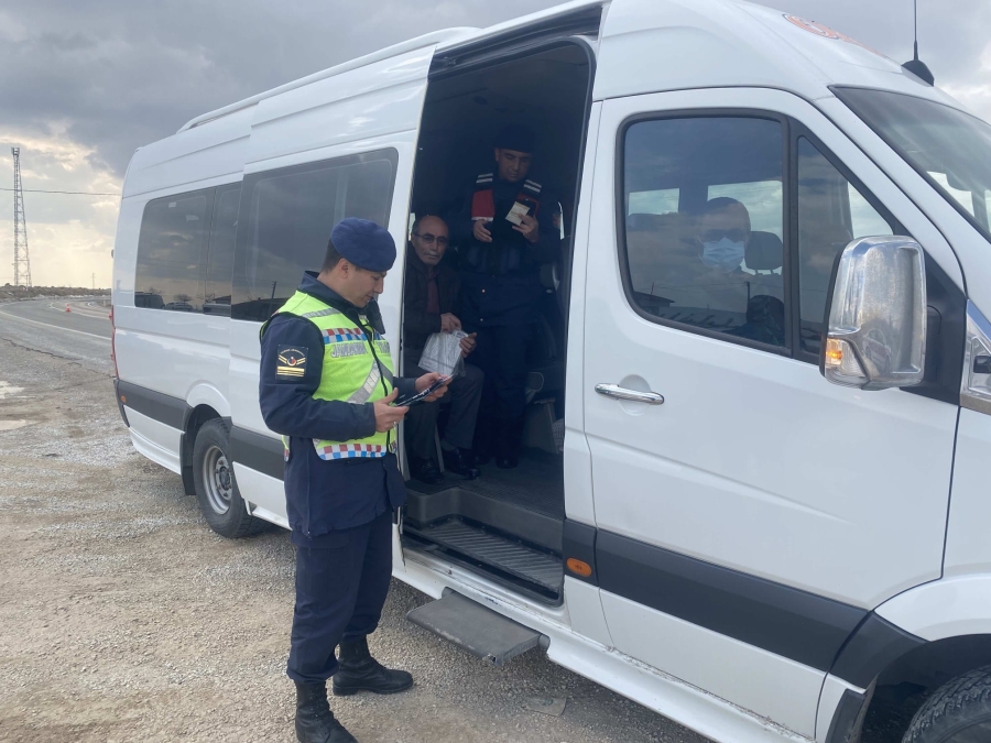 Jandarma Yolcu Olarak Sivil Denetim Yaptı