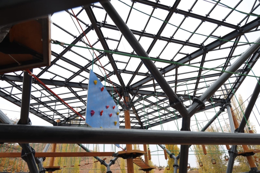 Gençlerin merakla beklediği macera park ilkbahara hazır