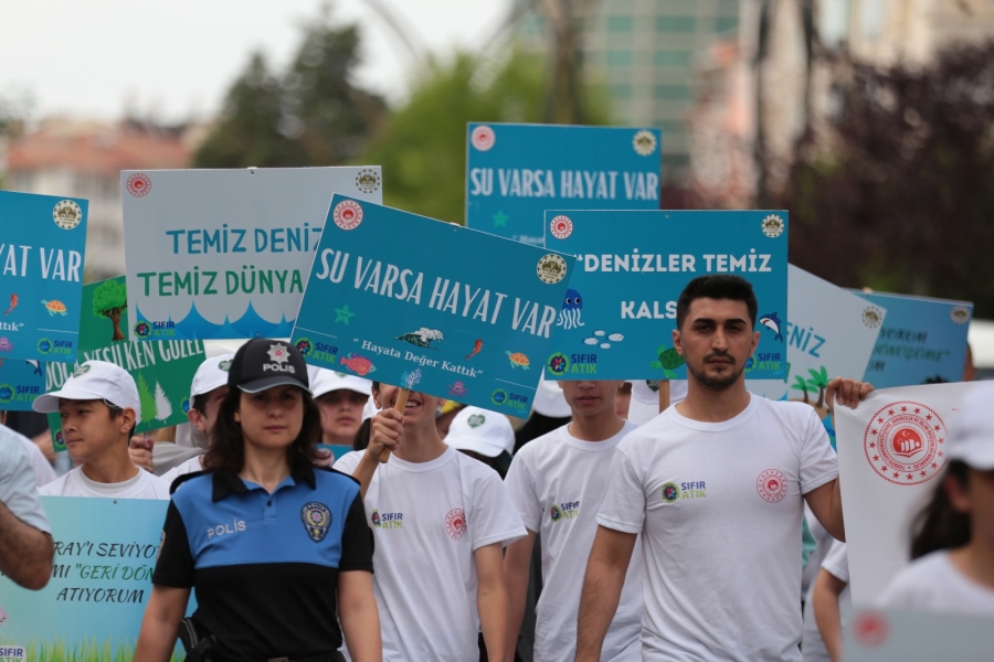 Aksaray’da çevre yürüyüşü gerçekleştirildi