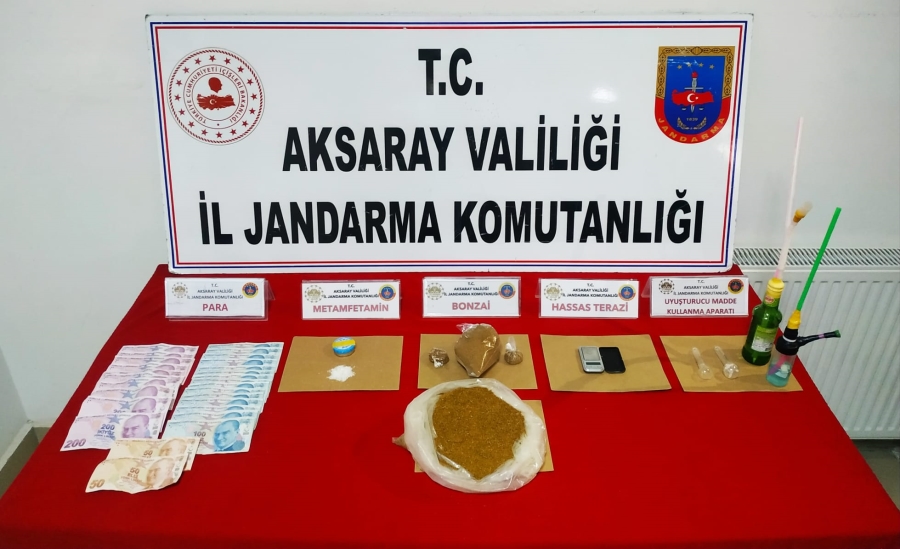Aksaray jandarmadan uyuşturucu operasyonu: 1 tutuklama