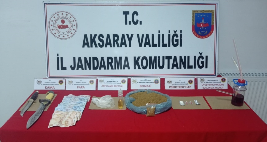 Aksaray jandarmadan uyuşturucu operasyonu: 1 tutuklama